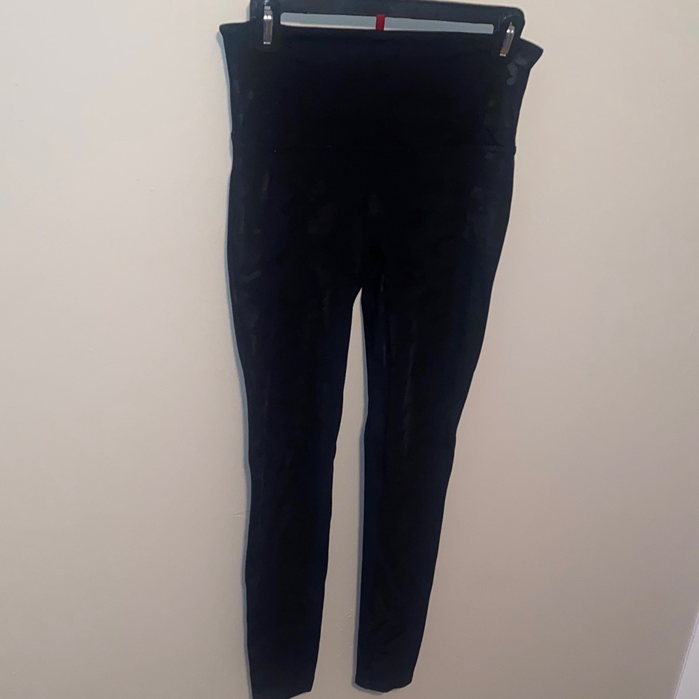 SPANX Black Camo Leggings